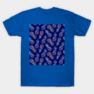 Blue Mosaic Pineapples T-Shirt